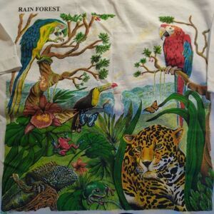 Vintage Costa Rica Rain Forest Illustration T-Shirt